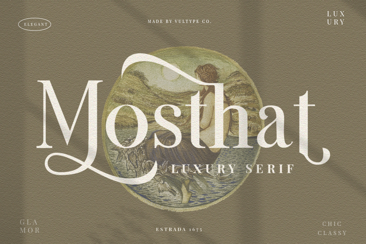 Mosthat., a Serif Font by Vultype Co. (Photo 1 of 12)