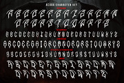 ACURA METAL – Death Metal Font, a Blackletter Font by Fonday Studio (Thumbnail 7 of 8)