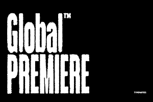 Global Premiere Rough Condensed Font, a Font by Typeparties