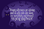 Black Cats and Witches Hats Font Duo, a Serif Font by Amber Nest Design (Thumbnail 3 of 10)