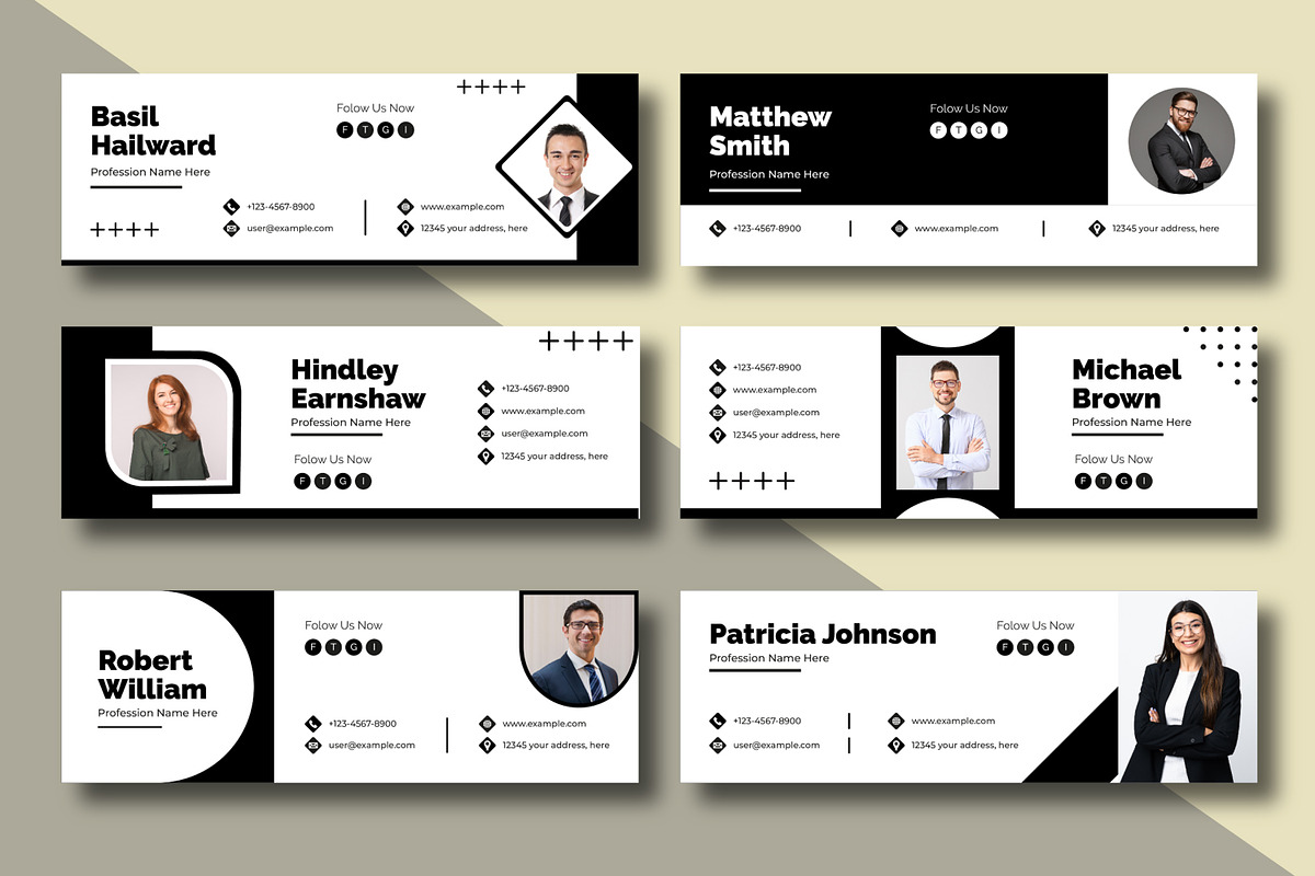 Email Signature, an Email Template by MightyDesign (Photo 1 of 5)