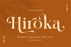 Hiroka Serif Font