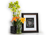 Brown & Gold Frame Mockup, a Print Template by ByGiftyJane (Thumbnail 4 of 4)
