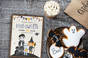 Halloween.Cute watercolor collection, a Decorative Illustration by Kate_Rina (Thumbnail 10 of 11)