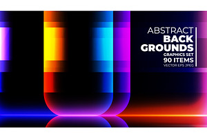 Abstract Backgrounds Graphics Set