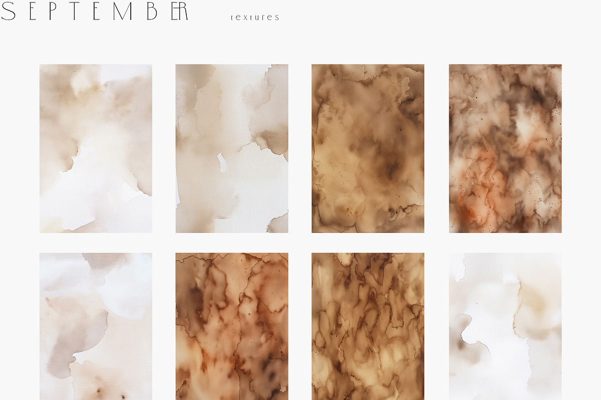 SEPTEMBER Watercolor Fall Set, an Object Graphic by Kaleriia (Photo 11 of 13)