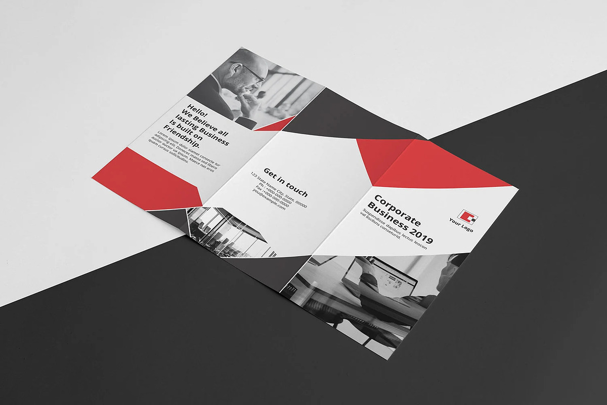 Trifold Corporate Brochure, a Brochure Template by Template Shop (Photo 4 of 5)