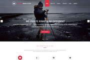 Photo Studio PSD Website Template, a Landing Page Template by WebbyTemplates (Thumbnail 2 of 8)
