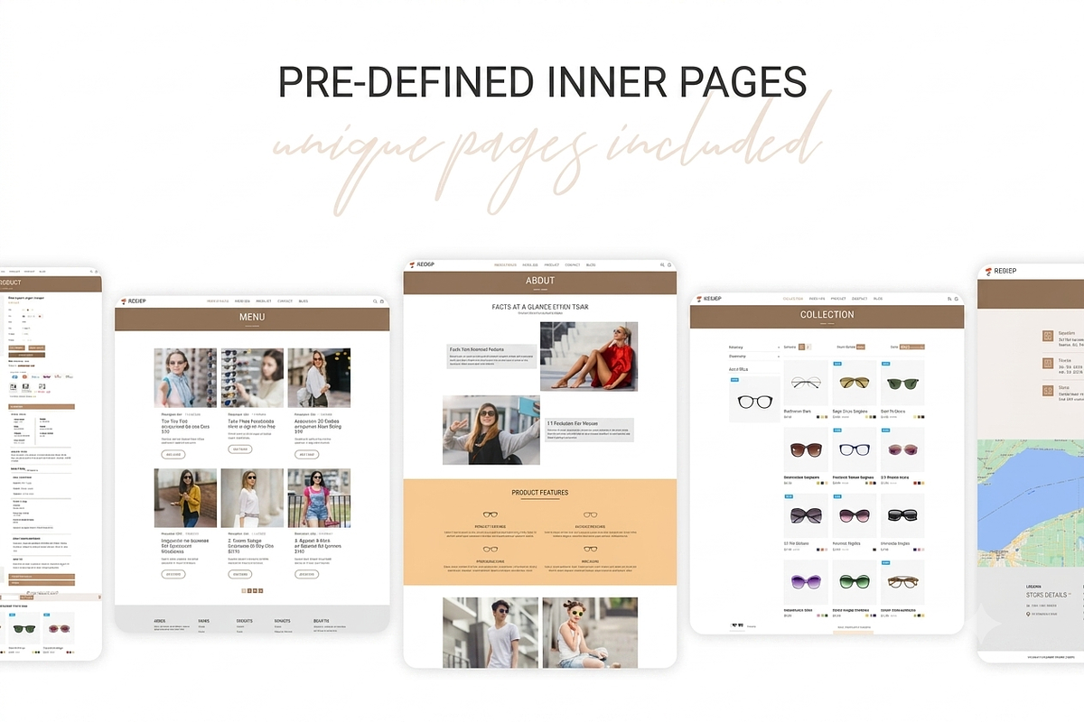 Rayshades Eye Glasses Shopify Theme, a Shopify Template by ThemesRain (Photo 3 of 3)