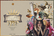 Vintage Collage Creator 1775+, a Decorative Illustration by Chikovnaya (Thumbnail 1 of 17)