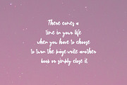 Quimbro Handwritten Brush Font, a Script Font by Katie Holland (Thumbnail 3 of 8)