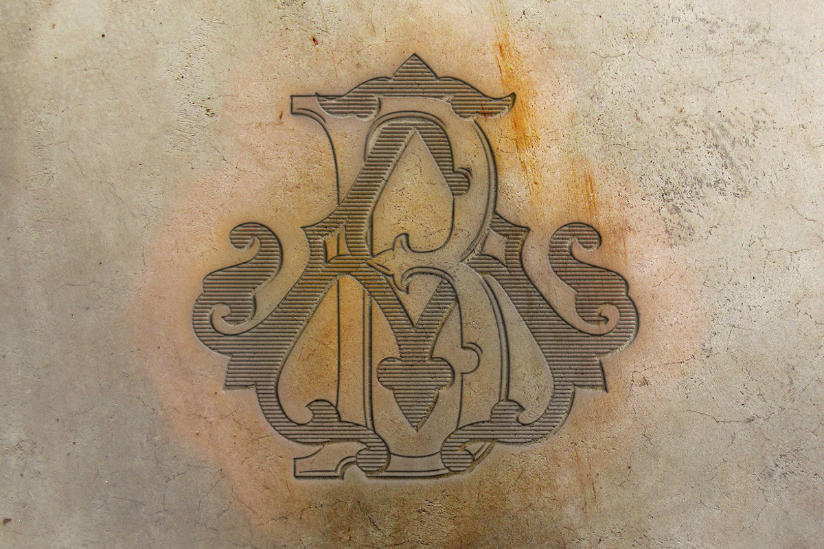 AB Monogram BA Monogram, an Illustration by Shuler Studio (Photo 3 of 6)