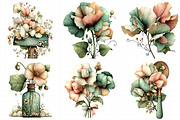 Spring Sweet Peas Flower Clipart, an Illustration by Daily.Designs (Thumbnail 8 of 8)