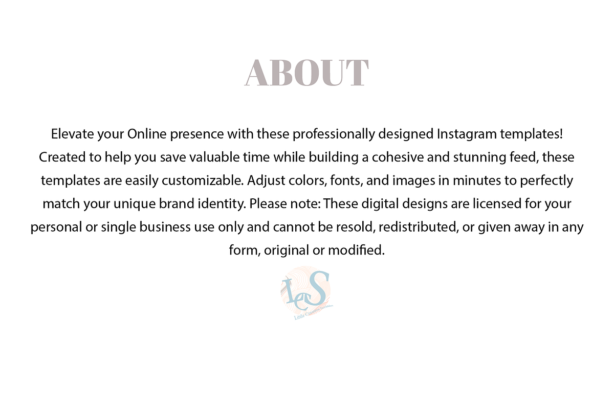 Cute Instagram Templates, a Social Media Template by Little Creative Scribbles (Photo 5 of 5)