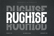 Ruchise - Condensed Font, a Sans Serif Font by QR Design Studio (Thumbnail 1 of 10)