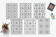 Patterns for coloring PDF,JPG vol-08, a Brochure Template by dnapslvsk (Thumbnail 3 of 6)