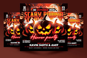 Halloween Flyer Template, a Flyer Template by RTXdesinger99 (Thumbnail 1 of 3)