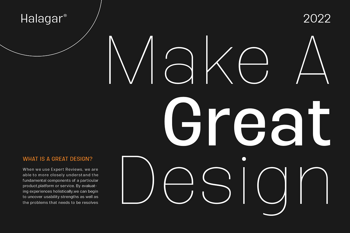 Halagar Sans Family, a Sans Serif Font by Letteralle Studios (Photo 4 of 11)