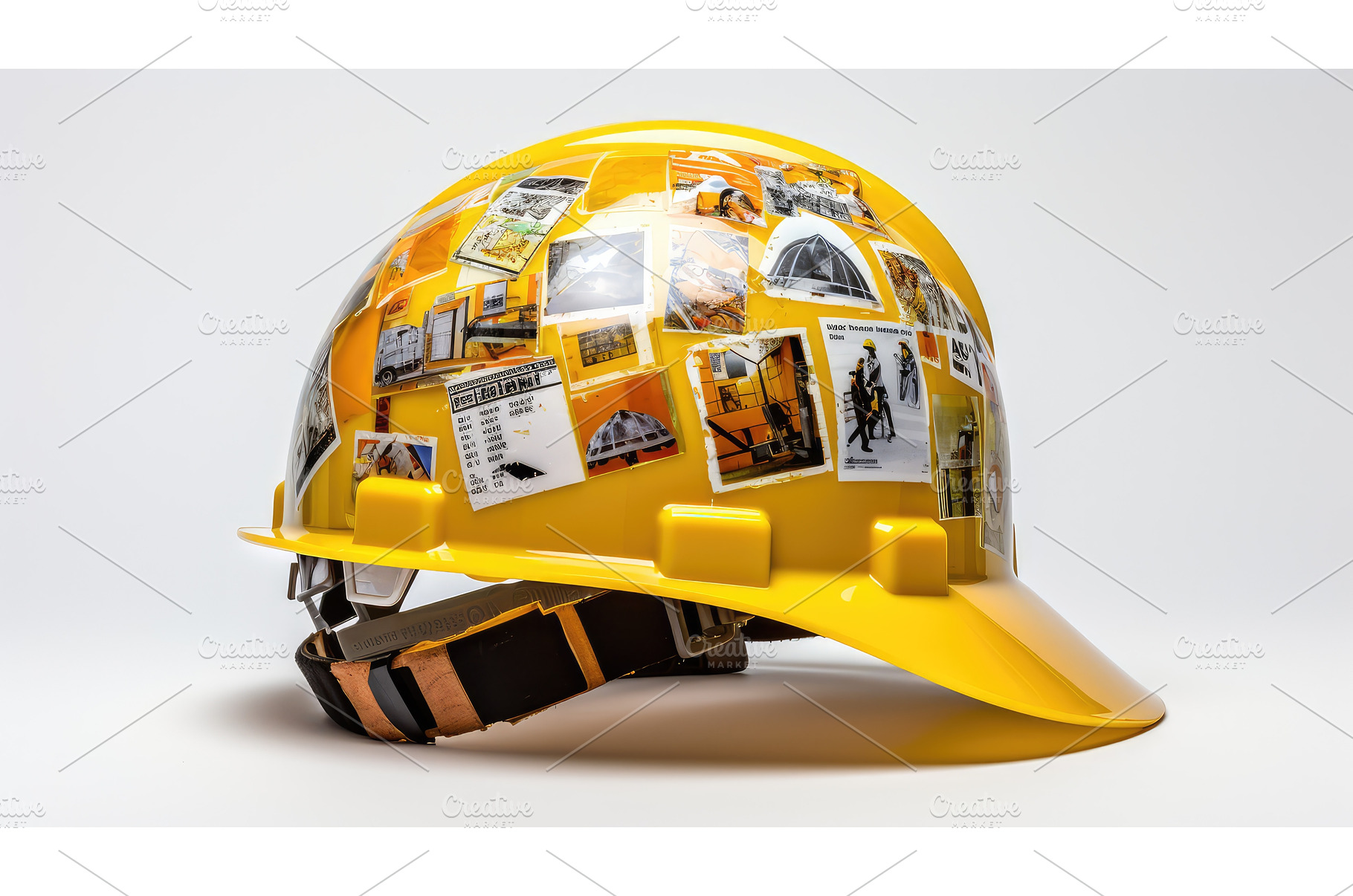 protection yellow hardhat white, an Industrial Photo by pikepicture
