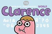 Clarence World, a Font by Rodrigo Typo (Thumbnail 1 of 4)