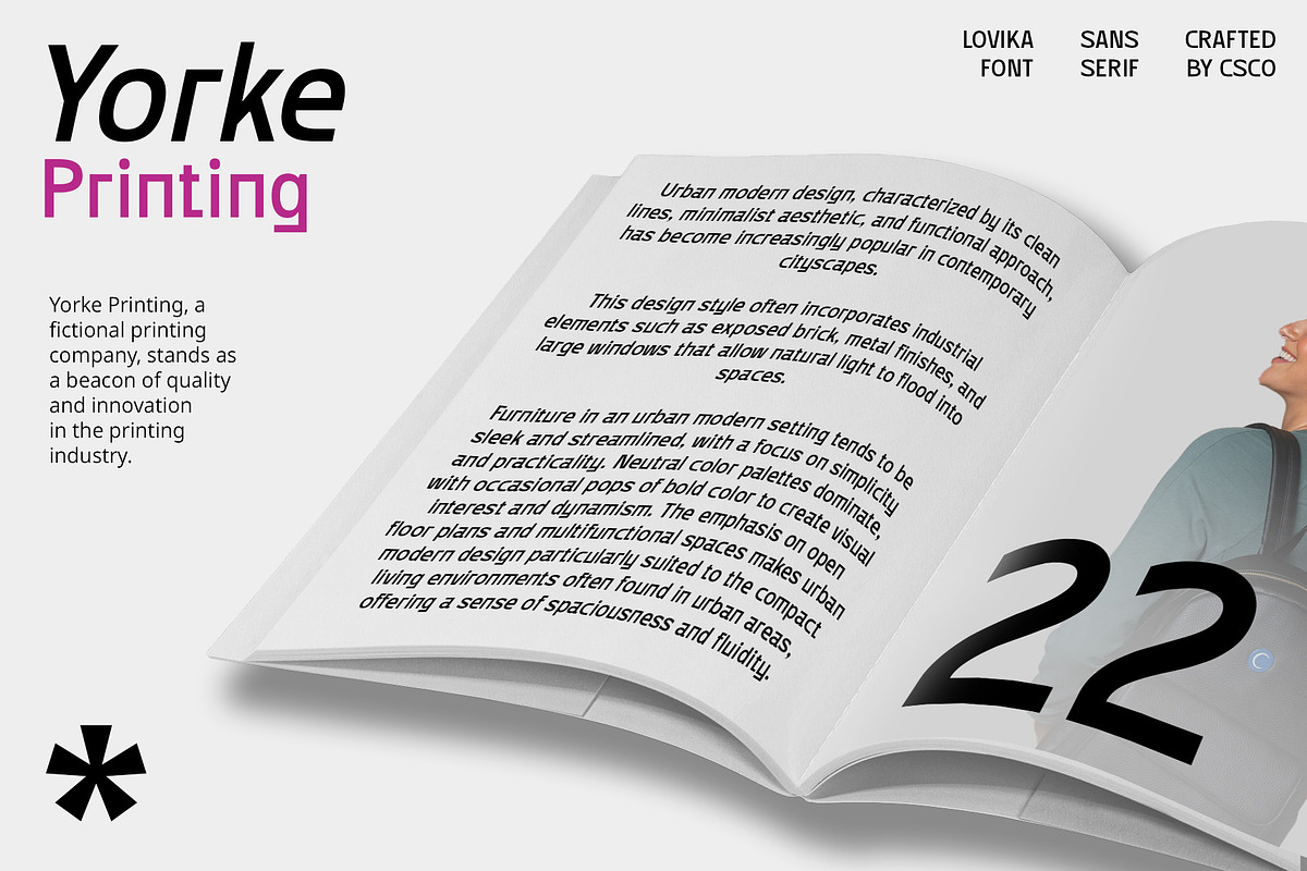 Lovika – Contemporary Font, a Sans Serif Font by Craft Supply Co. (Photo 7 of 8)
