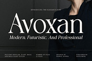 Avoxan, a Serif Font by Pista Mova (Thumbnail 1 of 16)