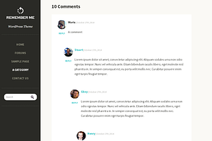 Rmemeber Me - Responsive WP Theme