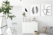 Frames & Walls Scandinavian Bundle, a Household Mockup by Yuri-U (Thumbnail 19 of 38)