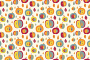 Apple and pear seamless pattern., a Pattern Graphic by Little A (Aigul) (Thumbnail 2 of 2)