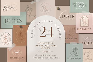 Minimal Beauty Logos