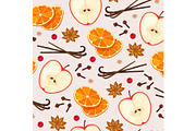 Aroma spices seamless pattern, a Pattern Graphic by Elen_Art (Thumbnail 1 of 3)