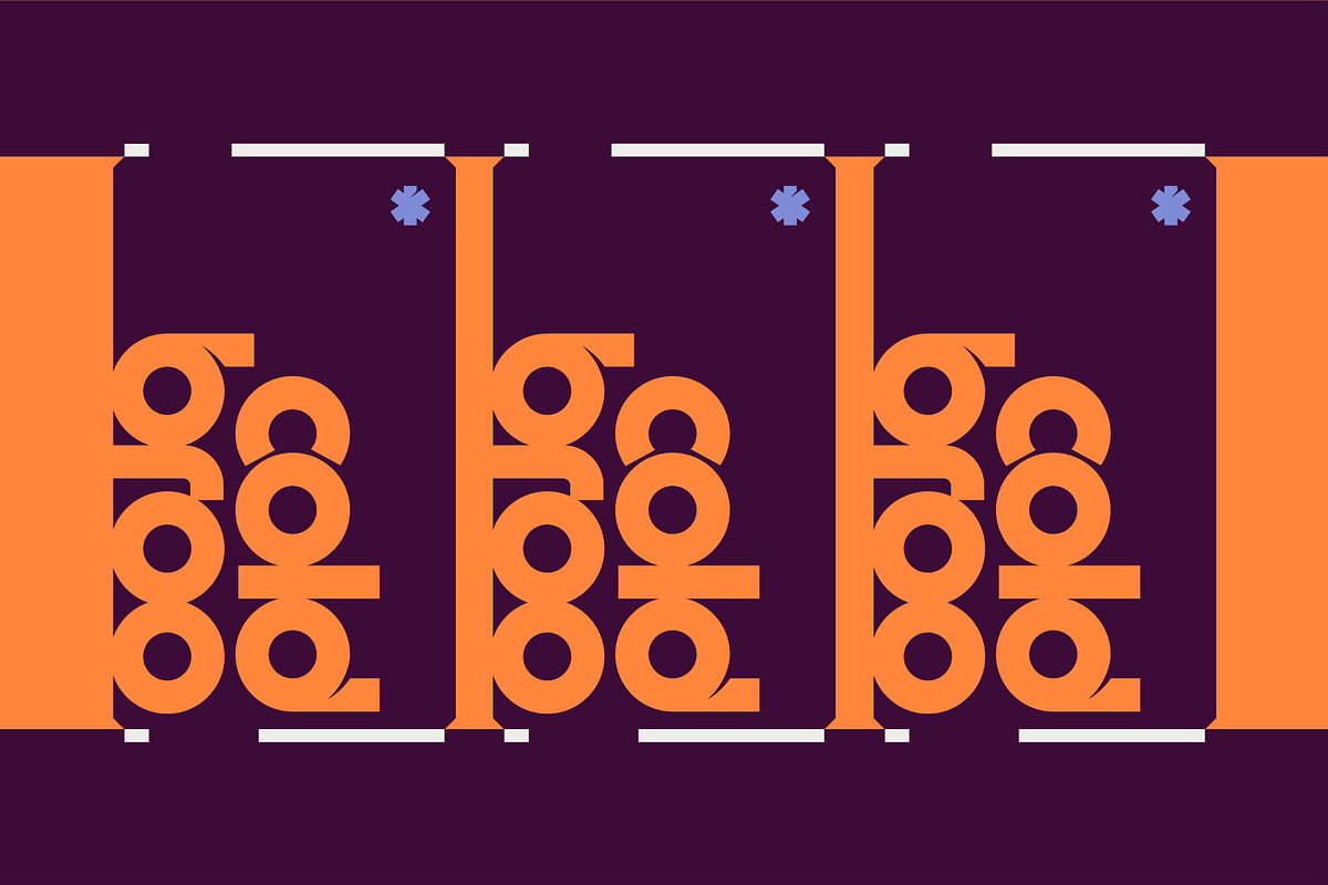 Modino - Geometric Bauhaus Font, a Font by UppercapType (Photo 5 of 10)