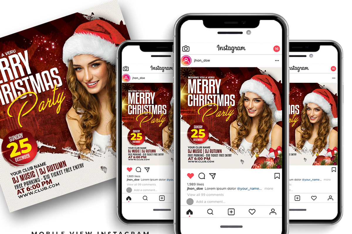 Christmas Flyer, a Flyer Template by AfzaalGraphics (Photo 2 of 2)