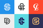 Monogram Logo Collection, a Branding & Logo Template by Buqancreative (Thumbnail 4 of 5)