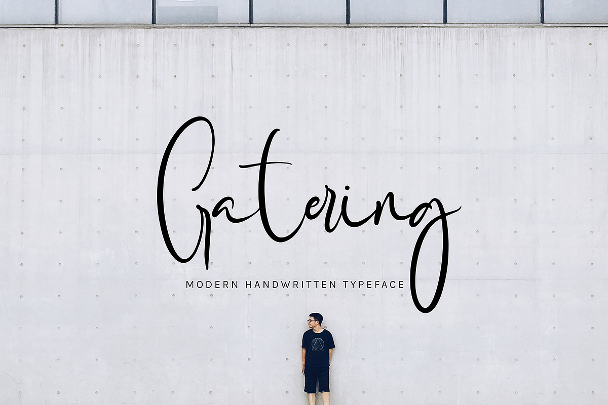 Darita Sent, a Script Font by pineungtype (Photo 3 of 7)