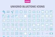 3552 Unigrid Bluetone icons, a Duotone Icon by Icojam store (Thumbnail 11 of 14)