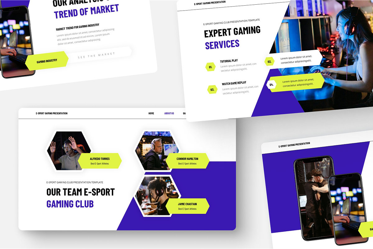Esport Gaming Google Slide Template, a Presentation Template by Annora Studio (Photo 3 of 5)