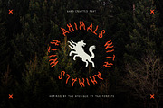 WithAnimals Font, a Handwritten Font by Towards The North (Thumbnail 1 of 8)