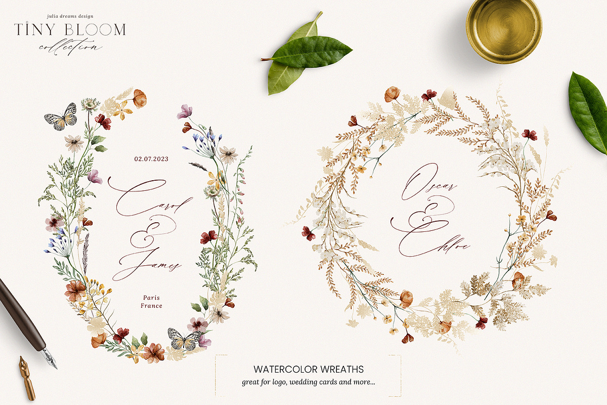 Tiny Bloom Collection, a Texture Illustration by Julia Dreams (Photo 4 of 10)