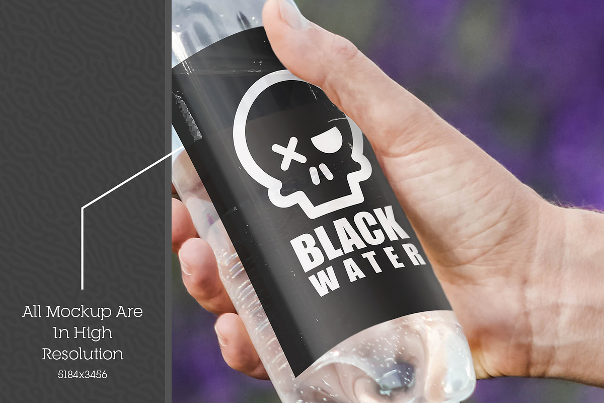 Water Bottle Mockup #15, a Product Mockup by alexandeerco (Photo 3 of 5)