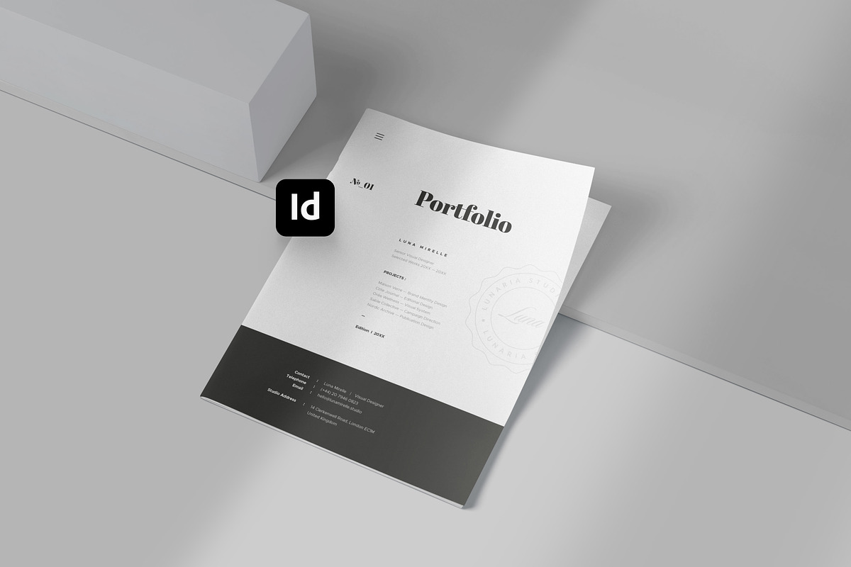 NOVARA – Minimal Editorial Portfolio, a Magazine Template by Lunaria (Photo 1 of 10)