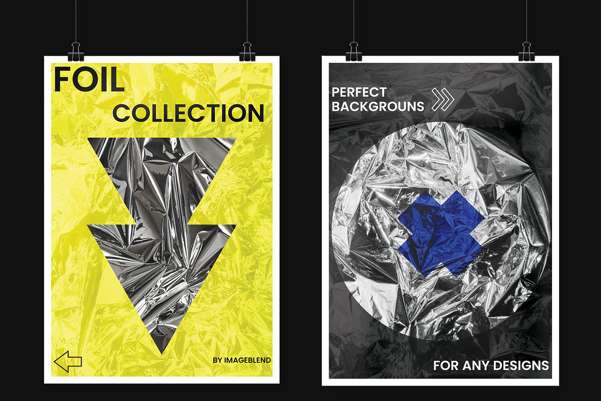 Foil backgrounds, metallic textures, a Background Graphic by Imageblend (Photo 5 of 6)