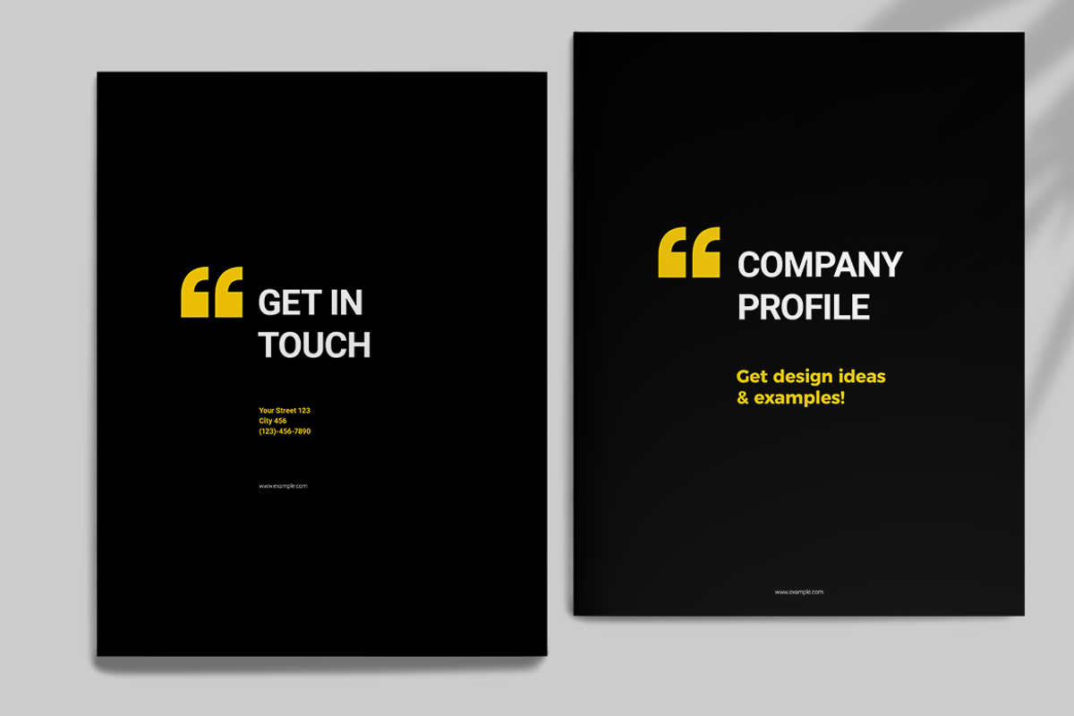 Black and Yellow Brochure, a Brochure Template by Boris Cupac (Photo 9 of 10)