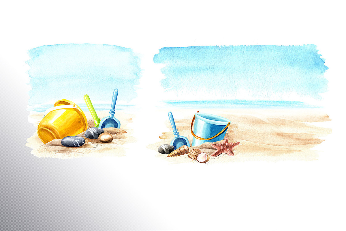 On the Sunny Sand, a Seasonal Illustration by Daria Ustiugova (Photo 6 of 11)