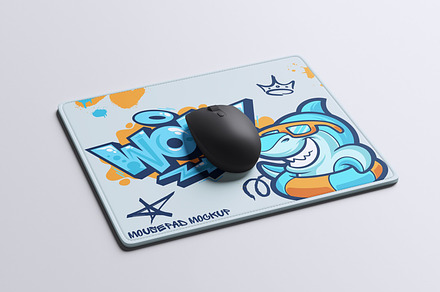 Mousepad Mockup, a Merchandise Mockup by Twins_studio