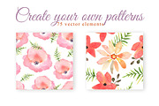 Watercolor lite flowers. EPS 10, a Background Graphic by Julycolor (Thumbnail 5 of 11)
