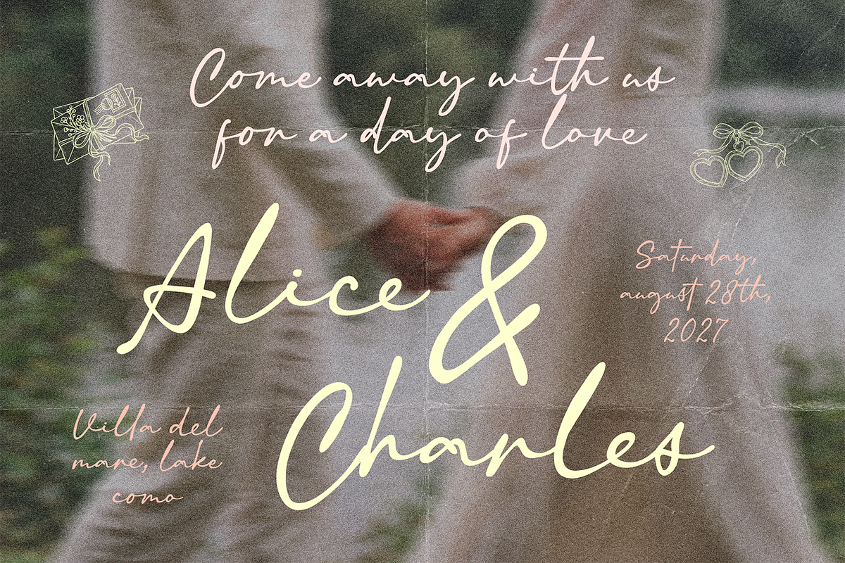 Northfield – Charming Handwritten, a Script Font by Portocraft (Photo 11 of 14)