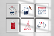 32+ France Illustration Set, an Object Illustration by The Journey Atelier (Thumbnail 5 of 10)