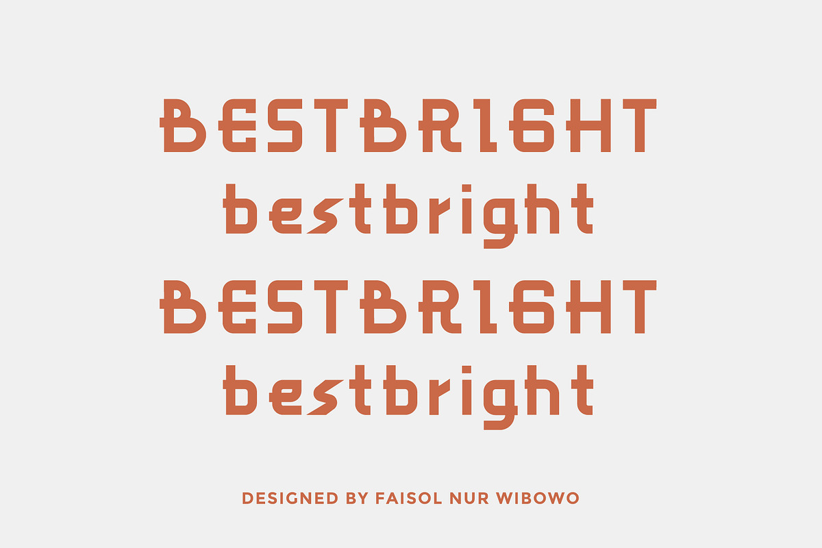 Bestbright Bold, a Sans Serif Font by Izalsye (Photo 2 of 4)