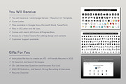 ATS Resume CV Word & Google Docs 29, a Resume Template by MrCam Template Resume|CV (Thumbnail 5 of 7)